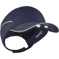 Skullerz&reg; 8965 Lightweight Bump Cap Hat with LED Lighting, Navy Blue Sécurité Médic