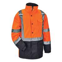 Parka thermique GloWear 8384 de Type R, Orange haute visibilit&eacute;, Grand Sécurité Médic