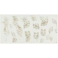 Peel-Away Cleanroom Mats & Frame Kit, 1.57 mils Thick, 18" W, 3' L x White Sécurité Médic