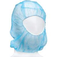 Disposable Hood, Polypropylene, Blue Sécurité Médic