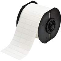 B33 Series Repositionable Adhesive Labels, Vinyl, 1" L x 0.5" H, White Sécurité Médic