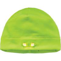 Bonnet N-Ferno &agrave; lumi&egrave;res DEL, Taille unique, Vert lime haute visibilit&eacute; Sécurité Médic