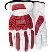 Van Goat Impact & Cut Resistant Gloves, X-Small, Goatskin Palm, Slip-On Cuff Sécurité Médic