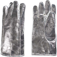 Heat Resistant Gloves, Aluminized/Kevlar&reg;, One Size, Protects Up To 800° F (426.66° C) Sécurité Médic