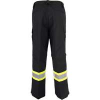 Pantalons ventil&eacute;s haute visibilit&eacute; toutes saisons, Poly-coton, 50, Noir Sécurité Médic
