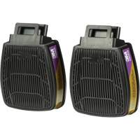 Secure Click Respirator Cartridge & Filter, Combination Gas/Vapour Cartridge and Particulate Filter, Multi-Gas/Vapour/P100 Sécurité Médic