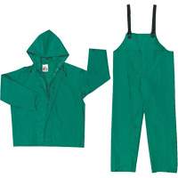 Ensemble imperm&eacute;able avec limite dinflammabilit&eacute; Dominator, Grand, Vert Sécurité Médic