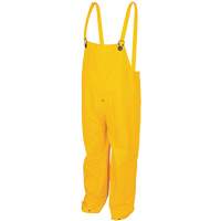 Classic Series Bib Rain Pants, Large, Polyester/PVC, Yellow Sécurité Médic