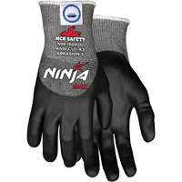 Ninja&reg; Max Cut Resistant Gloves, Size Medium, 10 Gauge, Bi-Polymer Coated, Dyneema&reg; Shell, ASTM ANSI Level A3 Sécurité Médic