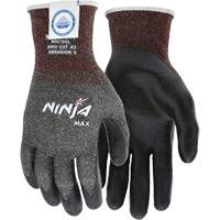 Ninja&reg; Max Cut Resistant Gloves, Size Large, 10 Gauge, Bi-Polymer Coated, Dyneema&reg; Shell, ASTM ANSI Level A3 Sécurité Médic