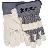 Mustang Fitters Gloves, Large, Grain Cowhide Palm, Fleece Inner Lining Sécurité Médic