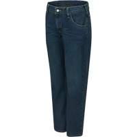 Men's Straight Fit Stretch Jeans, 30 Waist Sécurité Médic