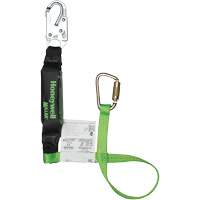 Miller&reg; HP Shock-Absorbing Lanyard, 4', Carabiner Center, Locking Snap Hook Leg Ends, Polyester Sécurité Médic