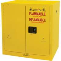 Armoire pour produits inflammables, 22 gal., 2 Porte(s), 35" La x 35" h x 22" p Sécurité Médic