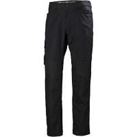Pantalons d'entretien Oxford, Poly-coton, Noir, Taille 30, Entrejambe 30 Sécurité Médic