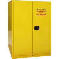 Flammable Storage Cabinet, 90 Gal., 2 Door, 43" W x 66" H x 34" D Sécurité Médic