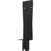 Porte-distributeur pour poteaux de barri&egrave;re pour le contr&ocirc;le des foules, Noir Sécurité Médic