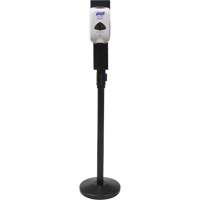 Porte-distributeur pour poteaux de barri&egrave;re pour le contr&ocirc;le des foules, Noir Sécurité Médic