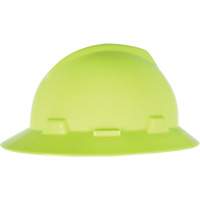 Casque de s&eacute;curit&eacute; &agrave; fente et bordure compl&egrave;te V-Gard, R&eacute;pond aux normes CSA type 1, Suspension Glissement rapide, Non ventil&eacute; Sécurité Médic