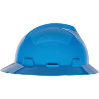 Casque de s&eacute;curit&eacute; &agrave; fente et bordure compl&egrave;te V-Gard, R&eacute;pond aux normes CSA type 1, Suspension Glissement rapide, Non ventil&eacute; Sécurité Médic