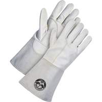 TIG Welder's Gloves, Split Goatskin, Size Large Sécurité Médic