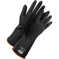 Gants r&eacute;sistants aux produits chimiques Deny, Taille 9, 12" lo, Latex de caoutchouc, Doublure en Ouat&eacute;e, Gant de calibre hiver Sécurité Médic