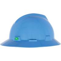 V-Gard&reg; GREEN Slotted Full Brim Hard Hat, Meets CSA Type 1, Ratchet Suspension Sécurité Médic