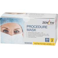 Disposable Procedure Face Masks, ASTM F2100 Level 2, Class 1 Sécurité Médic