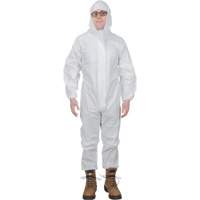 Premium Hooded Coveralls, Small, White, Microporous Sécurité Médic