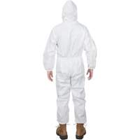 Premium Hooded Coveralls, Small, White, Microporous Sécurité Médic