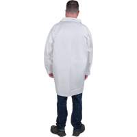 Protective Lab Coat, Microporous, White, Small Sécurité Médic
