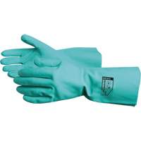 Chemstop Chemical Resistant Gloves, Size 7, 12" L, Nitrile, Flock-Lined Inner Lining, 15-mil Sécurité Médic