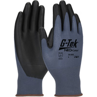 Gants en tricot sans coutures enduits G-Tek NeoFoam, T-petit, R&ecirc;vetement Polyur&eacute;thane, Calibre 15, Enveloppe en Nylon Sécurité Médic