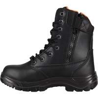 Safety Boots, Leather, Steel Toe, Size 6, Impermeable Sécurité Médic