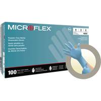 N20 Disposable Gloves, Small, Nitrile, 4.7-mil, Powder-Free, Blue Sécurité Médic