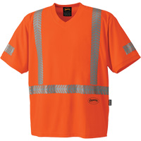 6900 T-shirt de protection contre les rayons UV CoolPass, 3T-Grand, Orange haute visibilit&eacute; Sécurité Médic