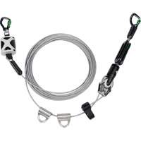 Temporary Horizontal Lifeline, Galvanized Cable Sécurité Médic
