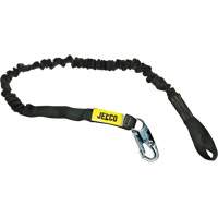 Arc Flash Shock Absorbing Lanyard, 6', Locking Snap Hook Center, Choke-Off Loop Leg Ends, Nylon Sécurité Médic