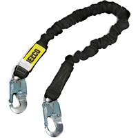 Arc Flash Lanyard, 6', Locking Snap Hook Center, Locking Snap Hook Leg Ends, Nylon Sécurité Médic