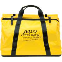 Vinyl Coated Drag Bag, Nylon, Black/Yellow Sécurité Médic