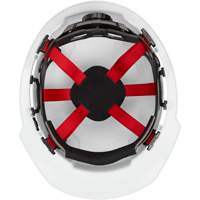 Front Brim Hardhat, Meets CSA Type 1, Ratchet Suspension, Vented Sécurité Médic