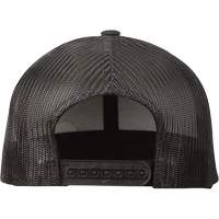 Casquette &agrave; patte pressionn&eacute;e GridIron, Noir, Coton/Nylon/Polyester Sécurité Médic