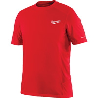 Workskin Short Sleeve Shirt, Men's, Small, Red Sécurité Médic