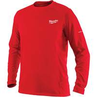 Workskin Long Sleeve Shirt, Men's, Small, Red Sécurité Médic