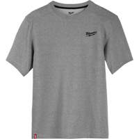 Hybrid Work Tee Shirt, Men's, Small, Grey Sécurité Médic