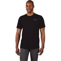 Hybrid Work Tee Shirt, Men's, Small, Black Sécurité Médic