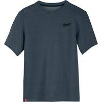 Hybrid Work Tee Shirt, Men's, Small, Blue Sécurité Médic