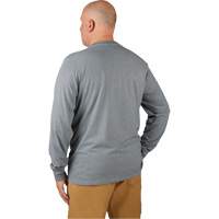 Hybrid Work Tee Shirt, Men's, Small, Grey Sécurité Médic