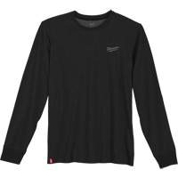 Hybrid Work Tee Shirt, Men's, Small, Black Sécurité Médic