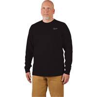Hybrid Work Tee Shirt, Men's, Small, Black Sécurité Médic